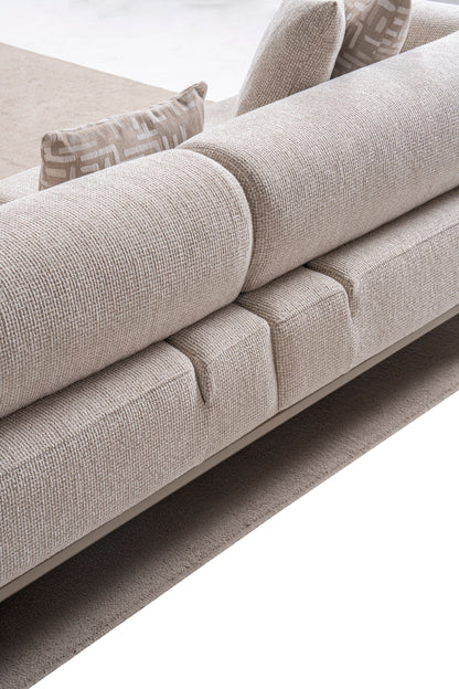 Sitzgruppe/Sofa Set - Wohnzimmergarnitur "Olvina" 3+3+1