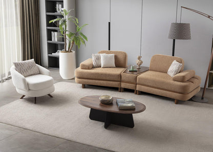 Sitzgruppe/Sofa Set - Wohnzimmergarnitur "Peonia" 3+3+1 - Nobelaa