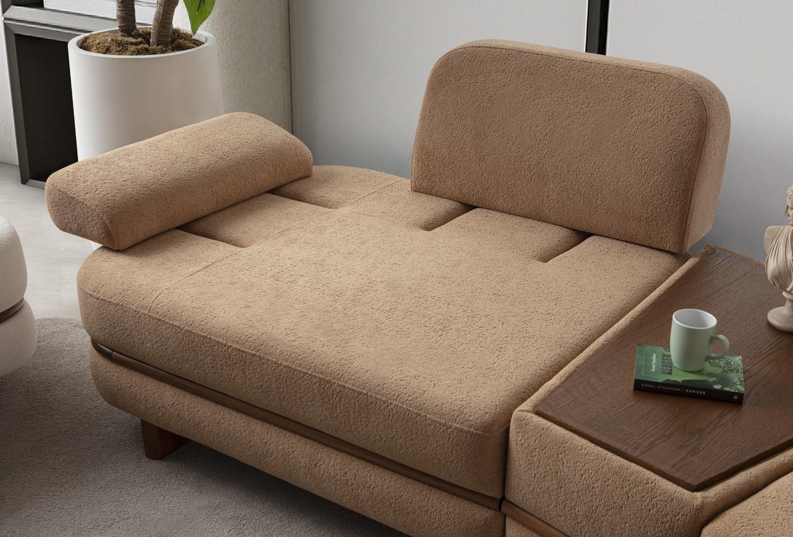 Sitzgruppe/Sofa Set - Wohnzimmergarnitur "Peonia" 3+3+1 - Nobelaa