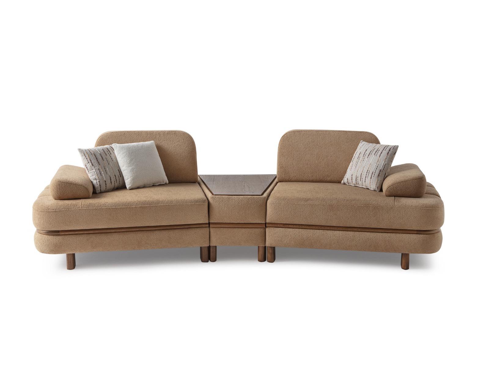 Sitzgruppe/Sofa Set - Wohnzimmergarnitur "Peonia" 3+3+1 - Nobelaa
