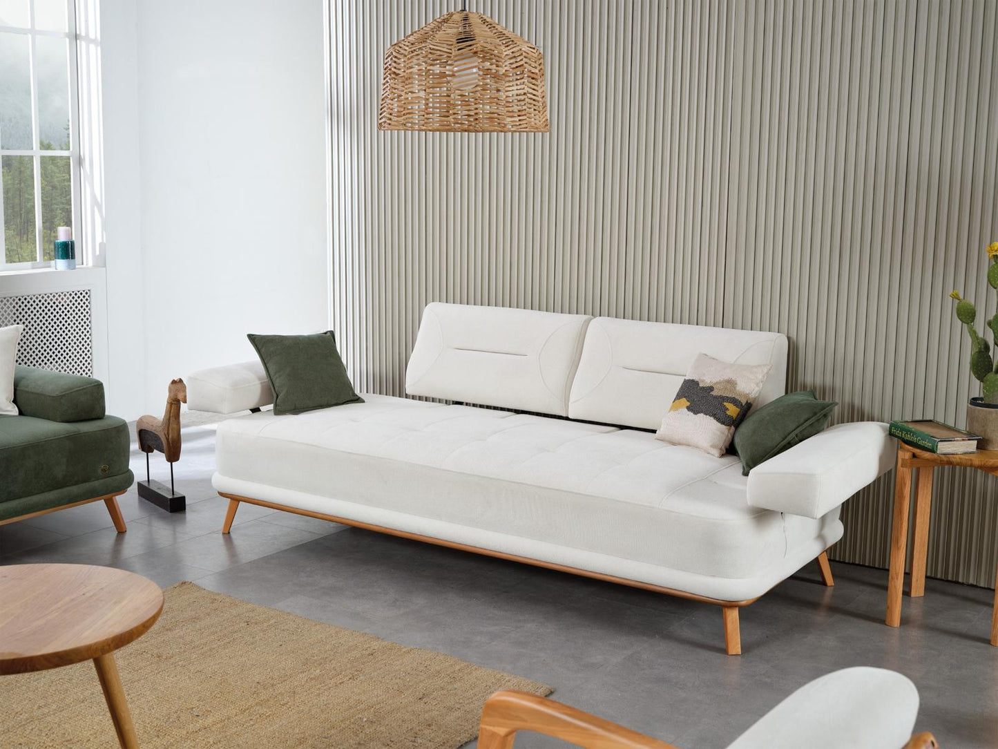 Sitzgruppe/Sofa Set - Wohnzimmergarnitur "Piva" 3+3+1+1