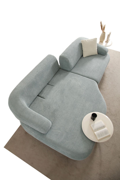 Sitzgruppe/Sofa Set - Wohnzimmergarnitur "Redbud" 3+2+1 -Beige - Nobelaa