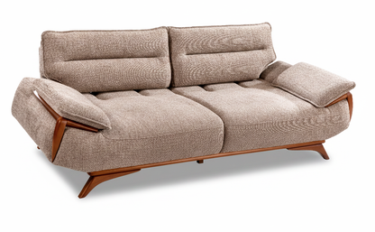Sitzgruppe/Sofa Set - Wohnzimmergarnitur "Rosamora" 3+3+1