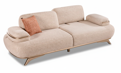 Sitzgruppe/Sofa Set - Wohnzimmergarnitur "Rosessia" 3+3+1