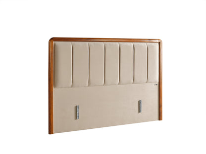 Schlafzimmer-Set "Rovina" – Bett mit Bettkasten und Matratze , Nachttisch, Hocker
