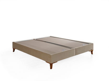 Schlafzimmer-Set "Rovina" – Bett mit Bettkasten und Matratze , Nachttisch, Hocker