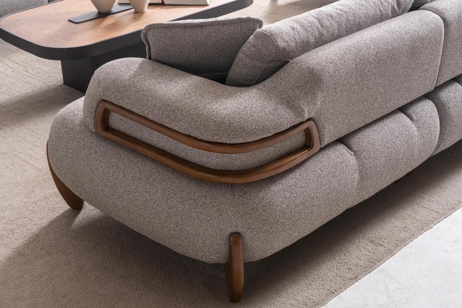 Sitzgruppe/Sofa Set - Wohnzimmergarnitur "Salix" 3+3+1