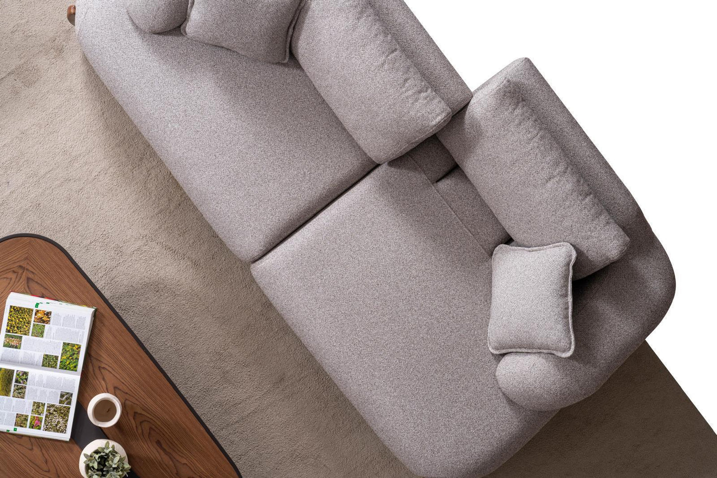 Sitzgruppe/Sofa Set - Wohnzimmergarnitur "Salix" 3+3+1
