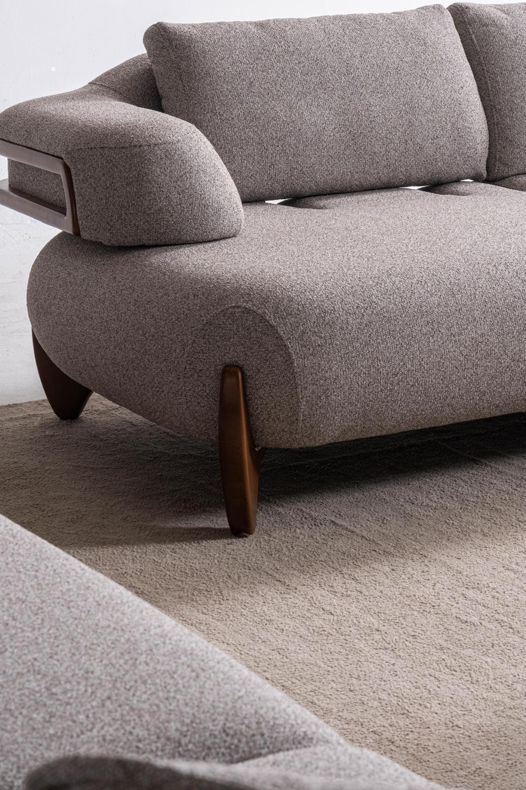 Sitzgruppe/Sofa Set - Wohnzimmergarnitur "Salix" 3+3+1
