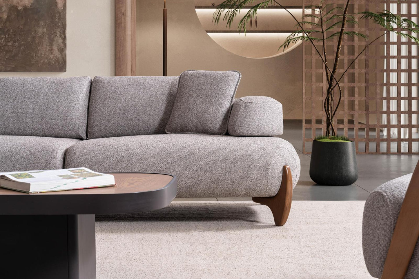 Sitzgruppe/Sofa Set - Wohnzimmergarnitur "Salix" 3+3+1