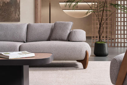 Sitzgruppe/Sofa Set - Wohnzimmergarnitur "Salix" 3+3+1