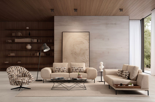 Sitzgruppe/Sofa Set - Wohnzimmergarnitur "Salvia" 3+3+1 - Nobelaa