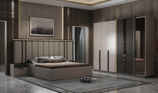 Schlafzimmer-Komplettset "Sereno" – beige- Nobelaa