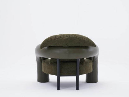 Sofa "Tiare" - gebogener Sofa + Sessel - grün - Nobelaa