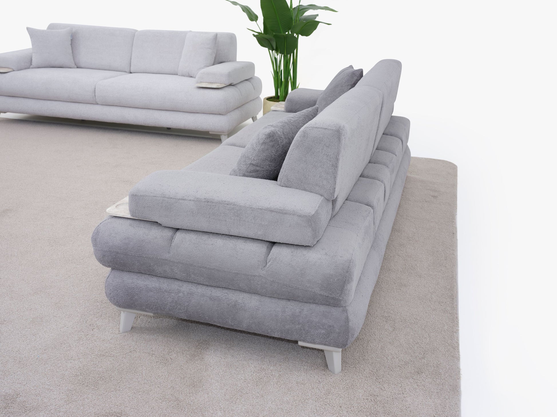 Sitzgruppe/Sofa Set - Wohnzimmergarnitur "Vanda" 3+3+1