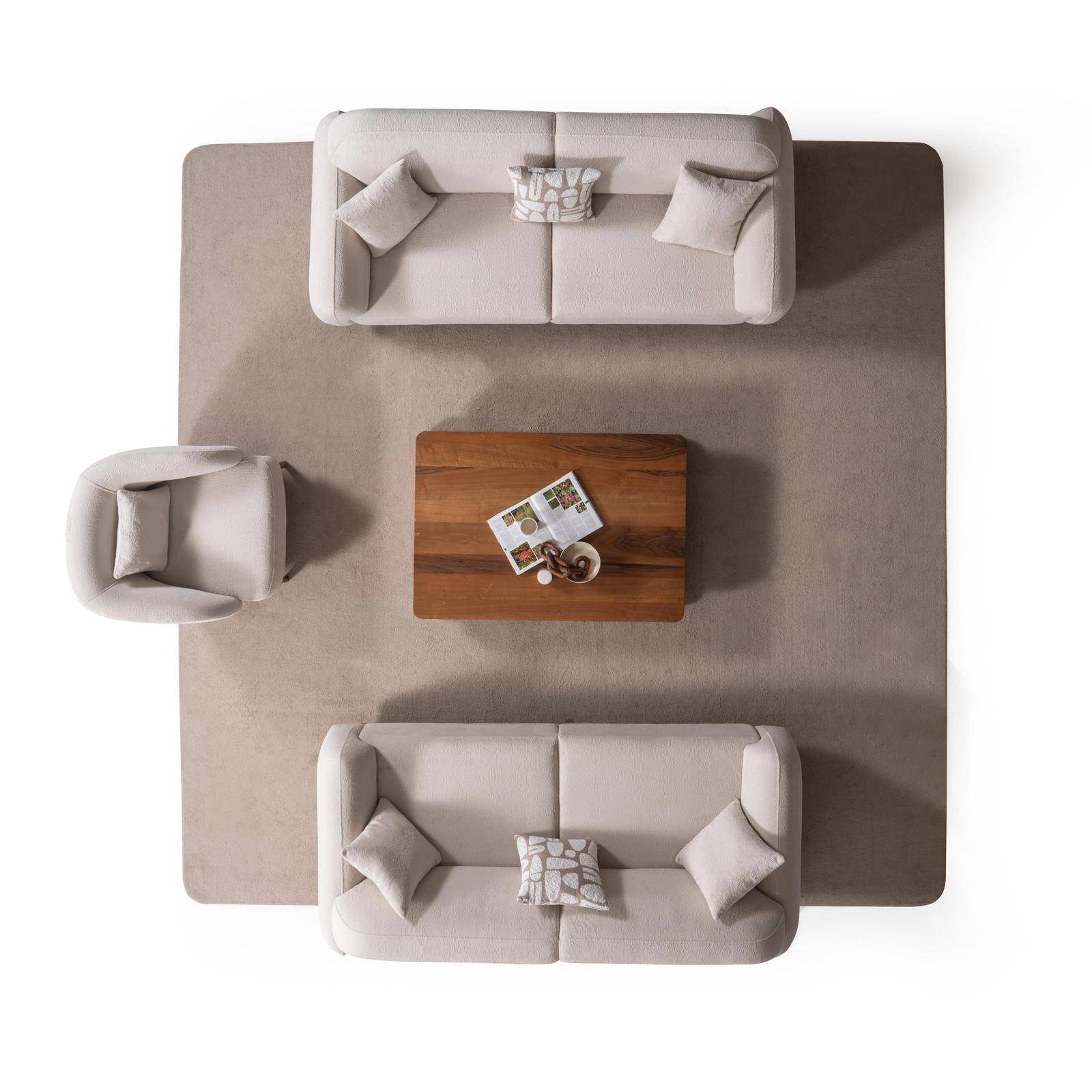 Sitzgruppe/Sofa Set - Wohnzimmergarnitur "Vegas" 3+3+1