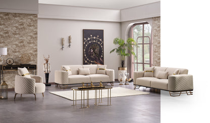 Sitzgruppe/Sofa Set - Wohnzimmergarnitur "Viola" 3+3+1