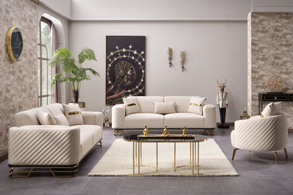 Sitzgruppe/Sofa Set - Wohnzimmergarnitur "Viola" 3+3+1