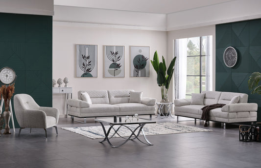 Sitzgruppe/Sofa Set - Wohnzimmergarnitur "Cosmos" 3+3+1