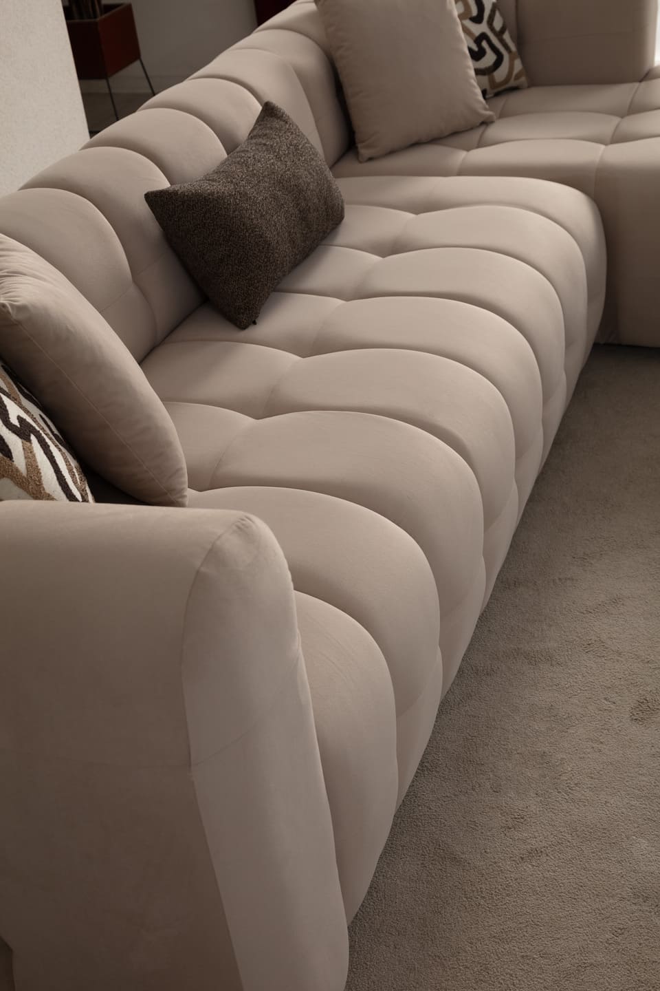 Ecksofa "Jacaranda" - Beige - Nobelaa