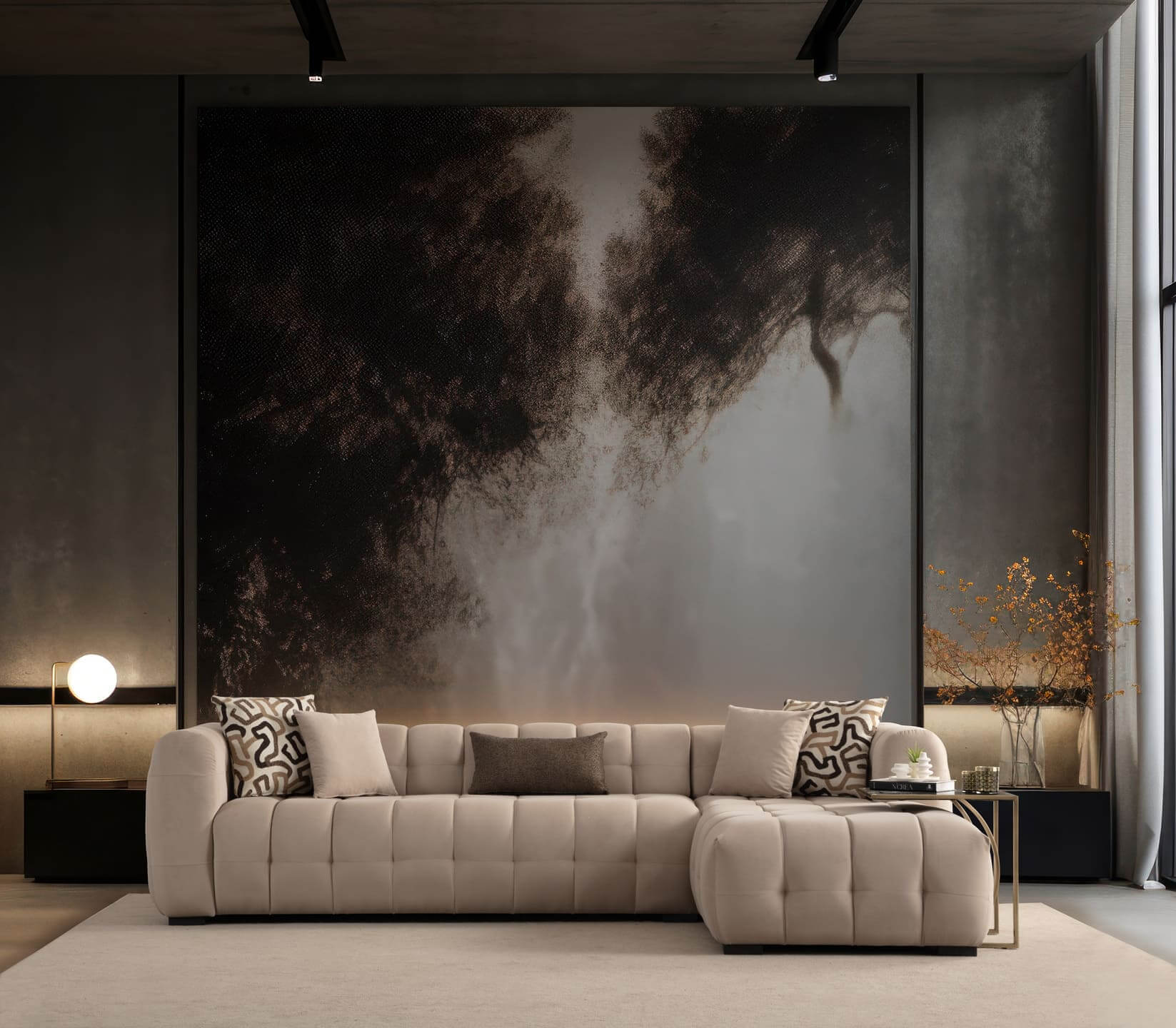 Ecksofa "Jacaranda" - Beige - Nobelaa