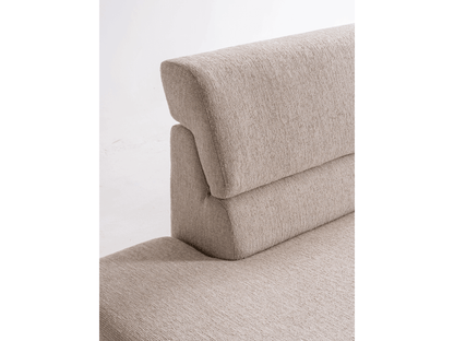Ecksofa "Thistle" + Mittelkonsolentisch - Beige - Nobelaa