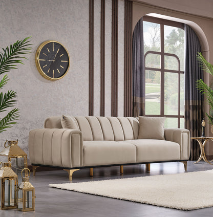 Sitzgruppe/Sofa Set - Wohnzimmergarnitur "Evora" 3+3+1