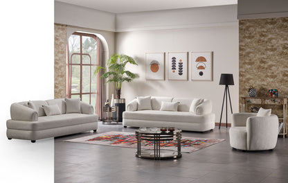 Sitzgruppe/Sofa Set - Wohnzimmergarnitur "Luma" 3+3+1