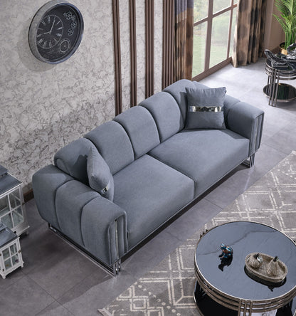 Sitzgruppe/Sofa Set - Wohnzimmergarnitur "Rosetta" 3+3+1