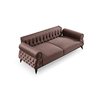 Sitzgruppe/Sofa Set - Wohnzimmergarnitur "Bellina" 3+3+1