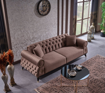 Sitzgruppe/Sofa Set - Wohnzimmergarnitur "Bellina" 3+3+1