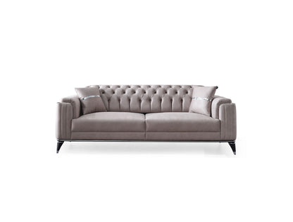 Sitzgruppe/Sofa Set - Wohnzimmergarnitur "Elina" 3+3+1