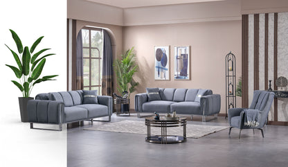 Sitzgruppe/Sofa Set - Wohnzimmergarnitur "Rosetta" 3+3+1