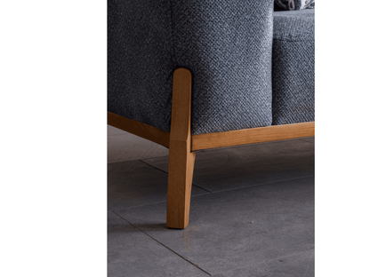 Sitzgruppe/Sofa Set - Wohnzimmergarnitur "Bluebell" - Hellblau/Grau - Nobelaa