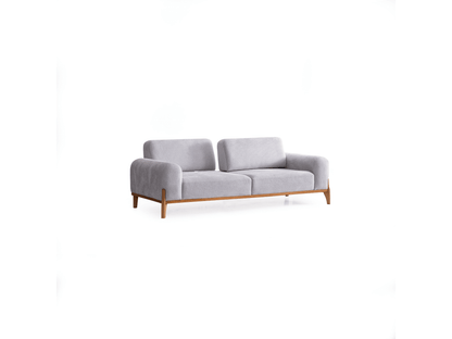 Sitzgruppe/Sofa Set - Wohnzimmergarnitur "Bluebell" - Hellblau/Grau - Nobelaa