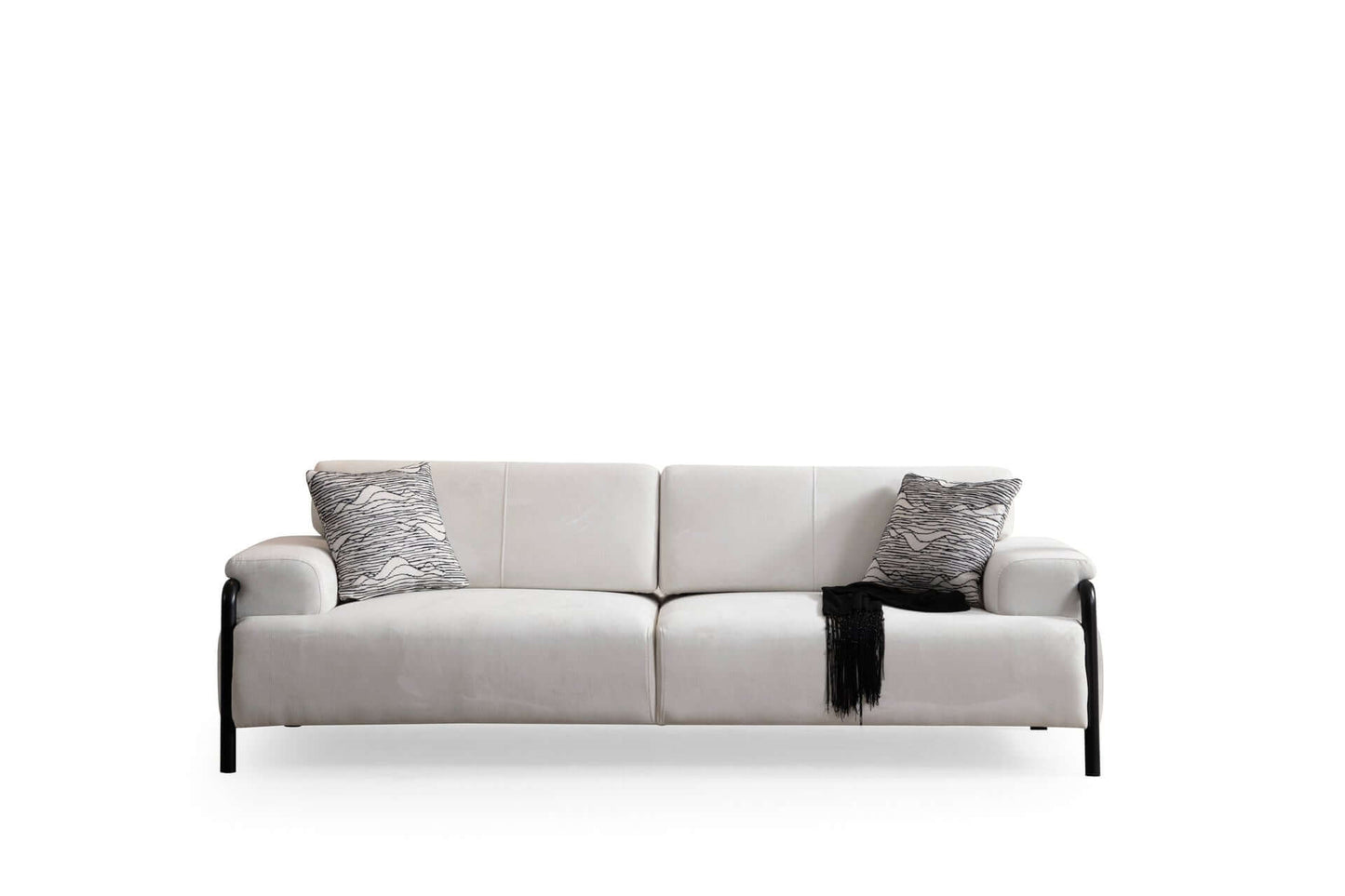 Sitzgruppe/Sofa Set - Wohnzimmergarnitur "Cornflower" - Grau - Nobelaa