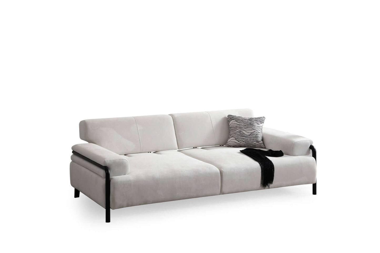 Sitzgruppe/Sofa Set - Wohnzimmergarnitur "Cornflower" - Grau - Nobelaa