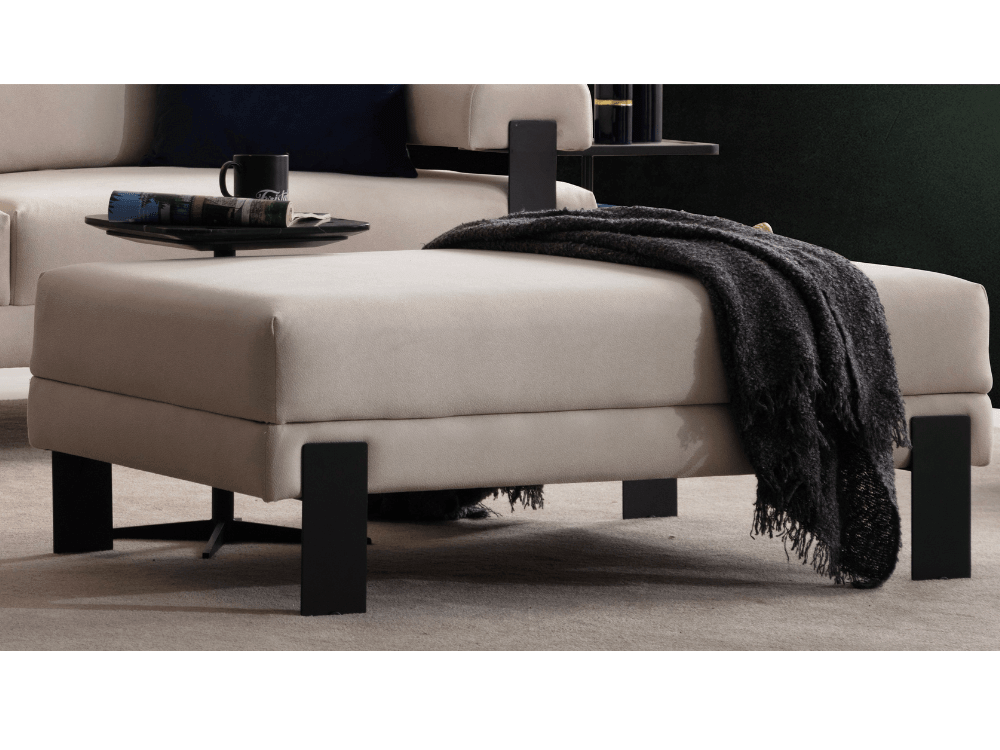Sitzgruppe/Sofa Set - Wohnzimmergarnitur "Heliotrope" - Beige - Nobelaa