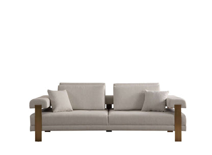 Sitzgruppe/Sofa Set - Wohnzimmergarnitur "Sunflower" - Beige - Nobelaa