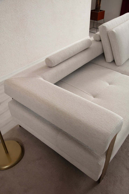 Sitzgruppe/Sofa Set - Wohnzimmergarnitur "Sunflower" - Beige - Nobelaa