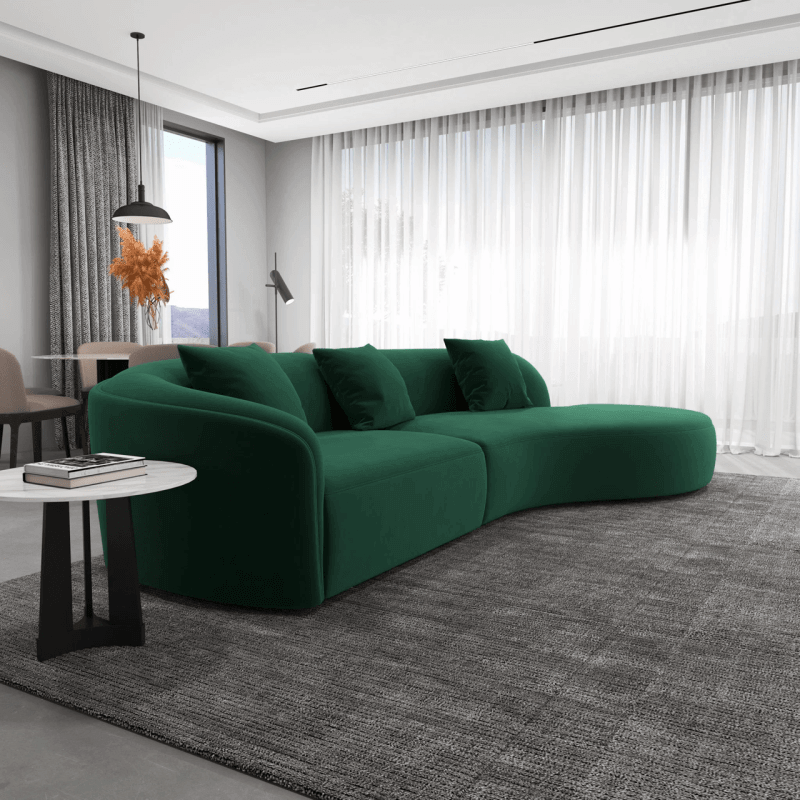 Sofa "Azalea" - gebogener Sofa - Nobelaa