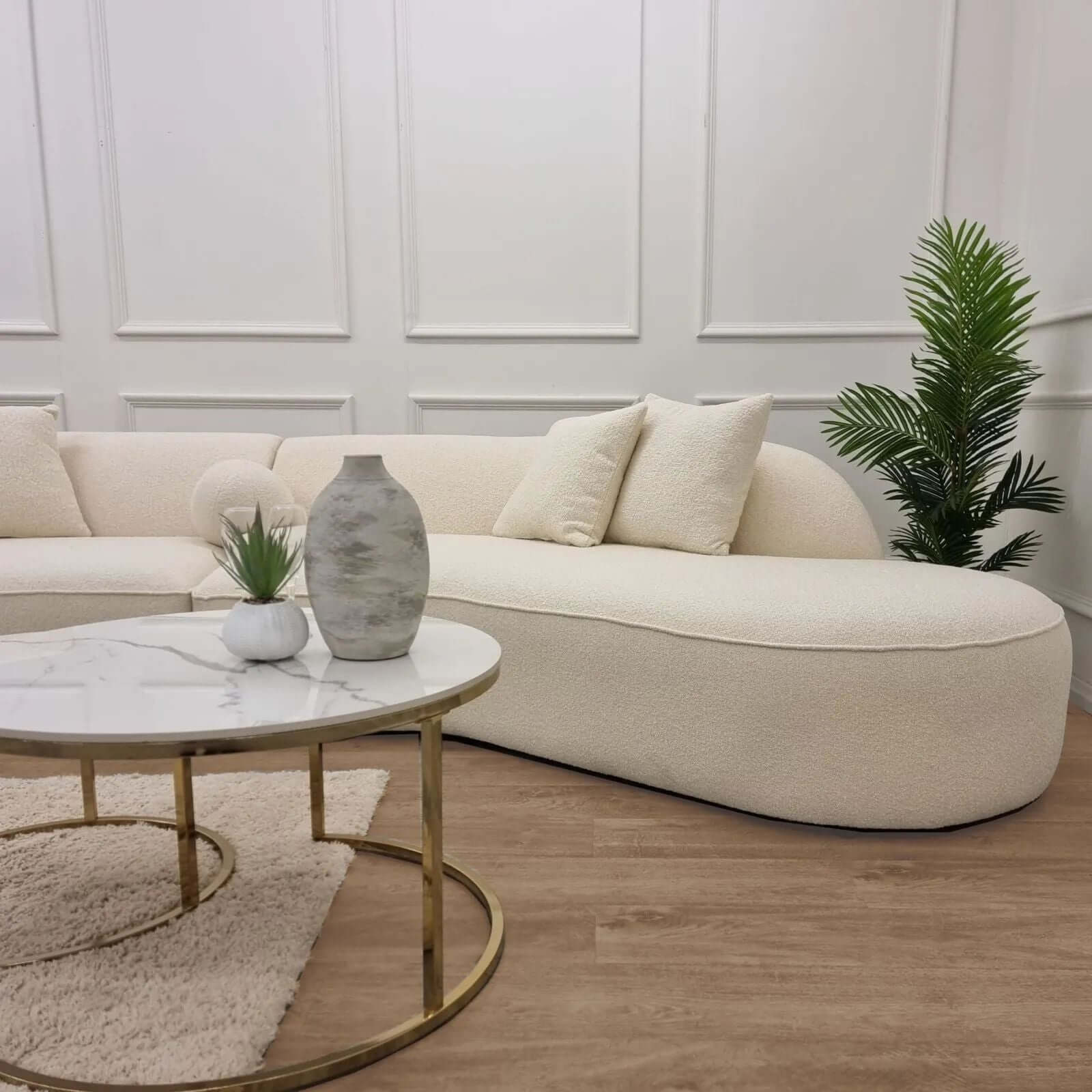 Sofa "Azalea" - gebogener Sofa - Nobelaa